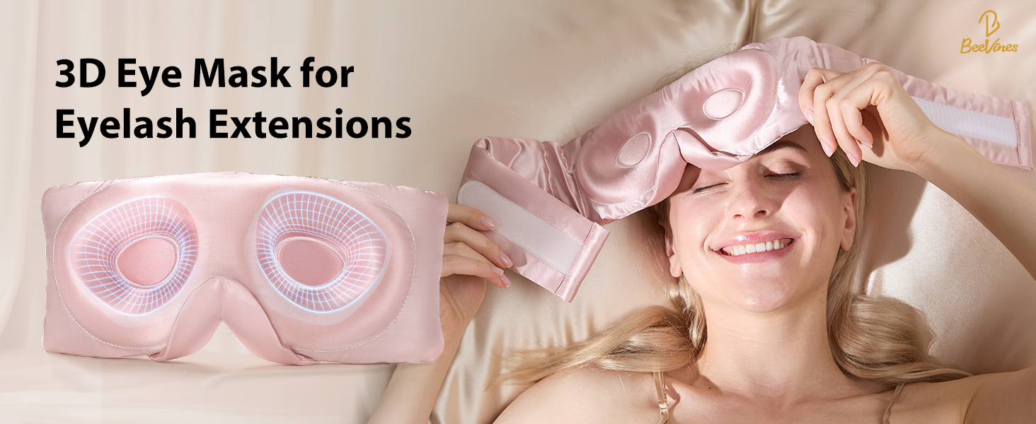 3D contoured sleep mask