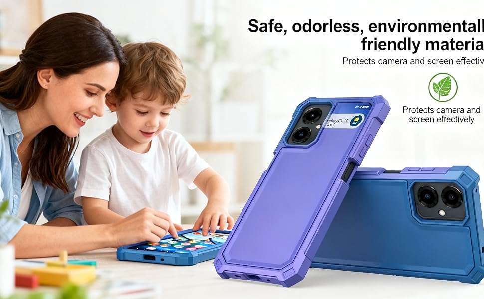 front back phone case with screen protector
