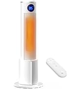 Oylus Space Heater with Humidifier - Portable Tower Heaters for Indoor Use, Remote, Adjustable Th...
