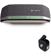 Global Teck Worldwide GTW Bundle with Poly SYNC 20 USB-A Speakerphone w/Charger - for Streaming V...