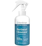 SkinSmart Antimicrobial Perineal Cleanser, Ideal for Incontinence Care and Postpartum, Removes Ba...