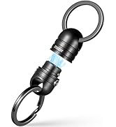 TISUR Quick Release Keychain, Magnetic Key Holder Keyring Connector, Detachable Key Chain Rings f...