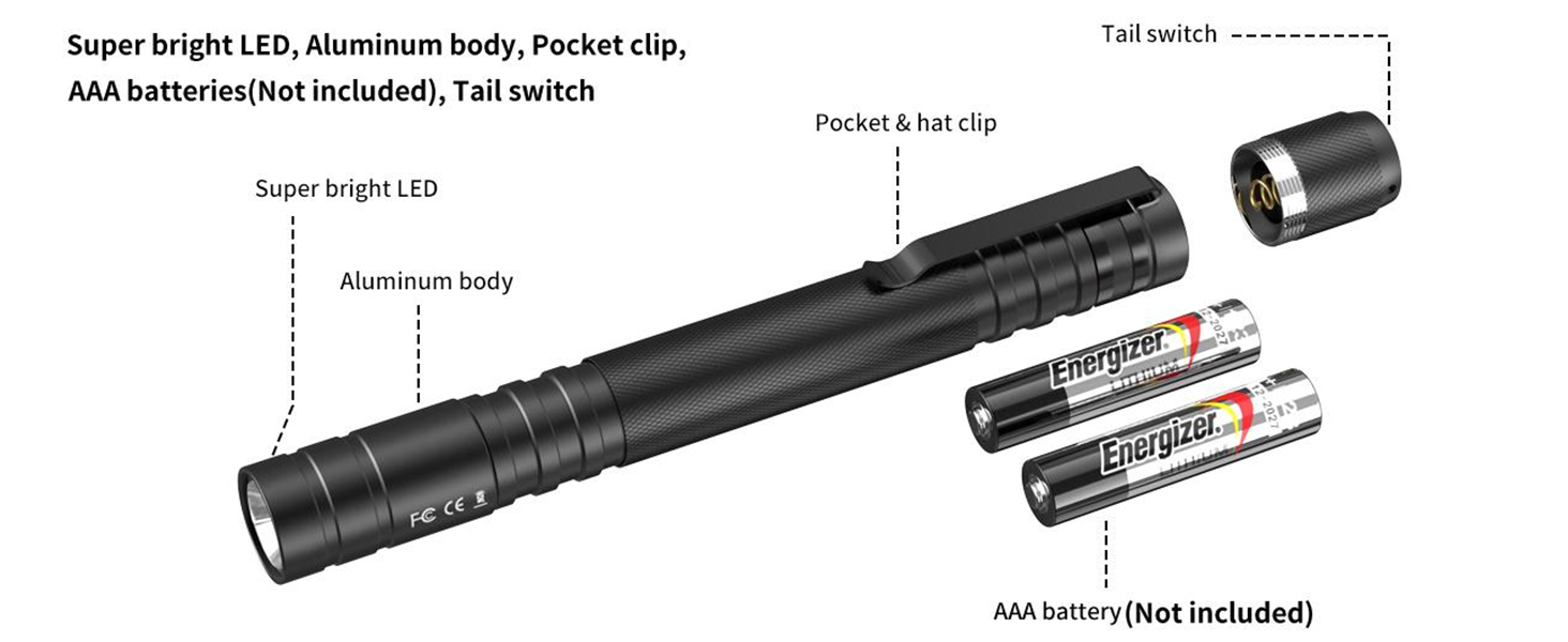 pocket flashlights high lumens