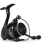 Jenseits Lightweight Spinning Fishing Reel, Sealed Carbon Fiber Up To 20 LB Max Drag, 5+1BB for S...