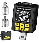Heavy-duty Digital Torque Adapter, (±1% Accuracy, 40-300Ft-lb), 1/2" Digital Torque Wrench Adapte...