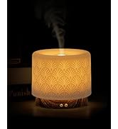 Onaboviva Essential Oil Diffuser, 280ml Ceramic Aromatherapy Diffuser for Large Room, 2.4MHz Ultr...