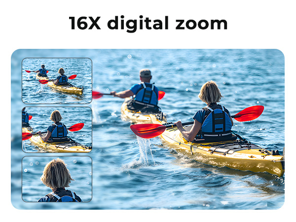 16X Digital Zoom