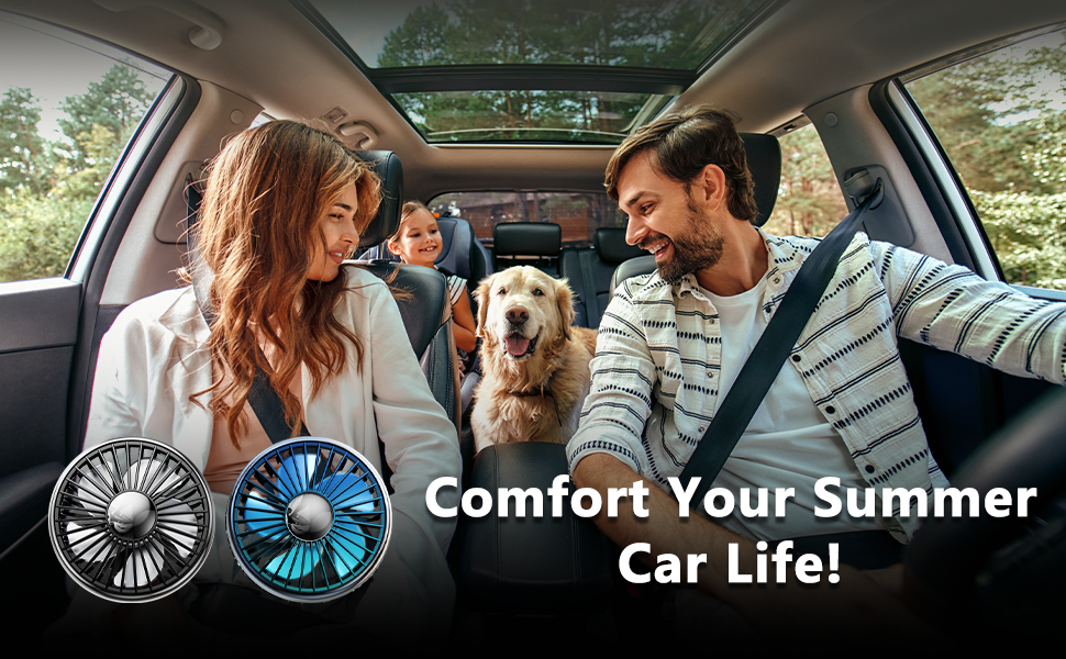 xuenair ac car cooling fan has longer service life, and 30dB quieter running sound