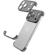 Losin Compatible with iPhone 17 Pro Max Frameless Bumper Case with Camera Lens Protector Compatib...