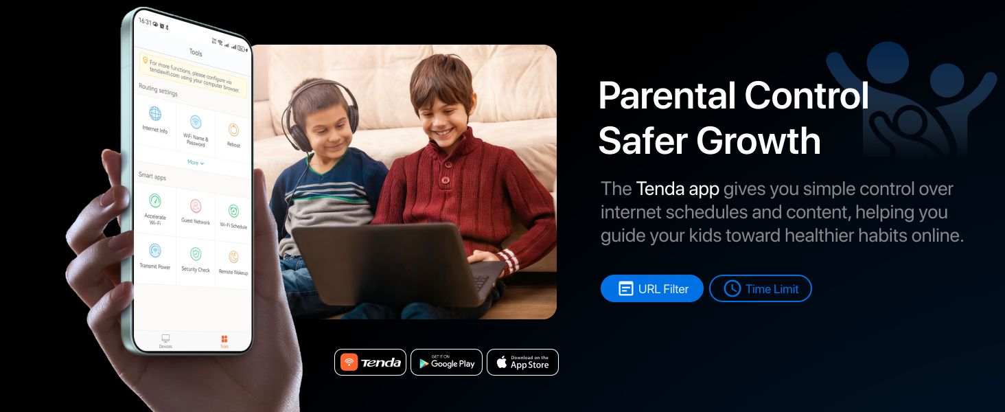 AC10 tenda AC1200 WIFI ROUTER