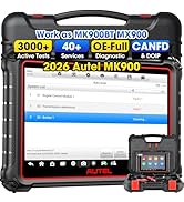 Autel Scanner MaxiCOM MK900, 2026 MK900 2.0 Bidirectional Diagnostic Tool as MK900BT, Pro Ver. of...