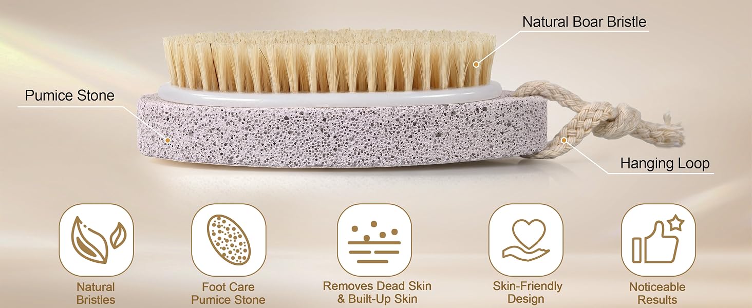 Details of the Pumice Stone Brush