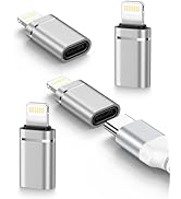 USB C to Lightning Adapter 4Pack, Type-C Female to iPhone Male Converter, USBC to iPhone Charger ...