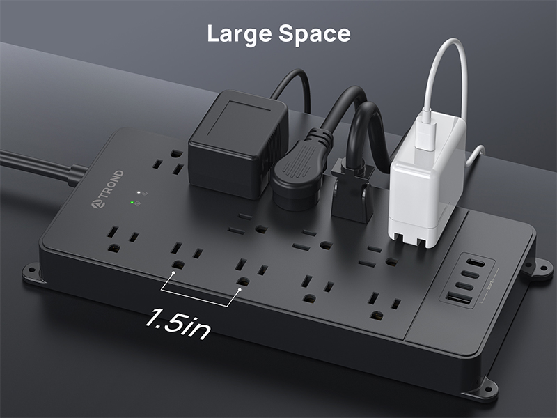 Widely Spaced AC Outlets