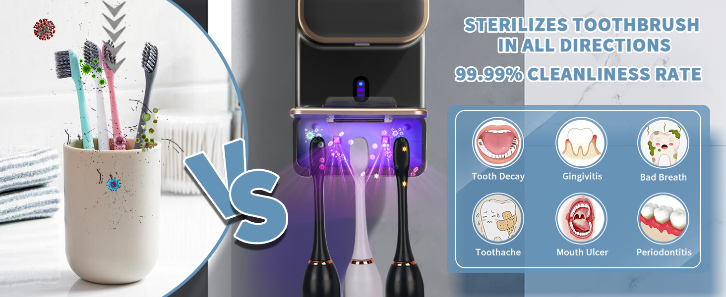 toothbrush holders for bathrooms