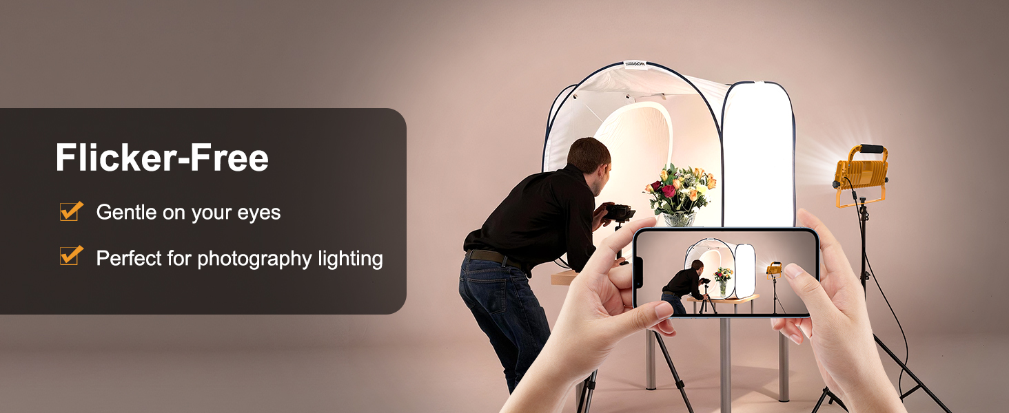 flicker -free work light