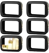 YOPCDJ 6PCS Clear Toiletry Bag,TSA Approved Travel Pouch with Zipper for Cosmetics and Toiletries...