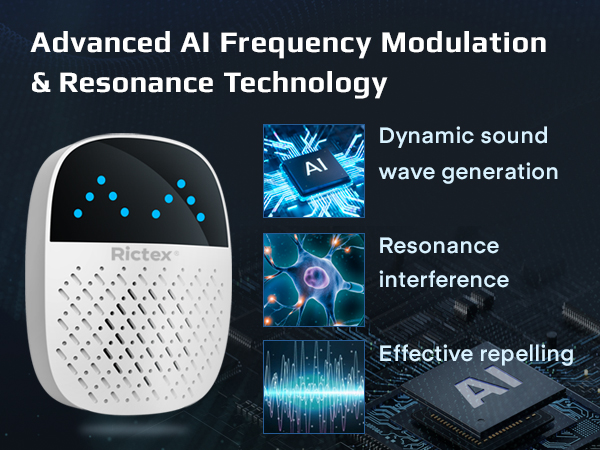  Rictex AI Ultrasonic Pest Repeller 2