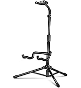 CAHAYA Guitar Stand Floor - Folding Universal Guitar Holder for Acoustic Electric Guitars Bass Gu...