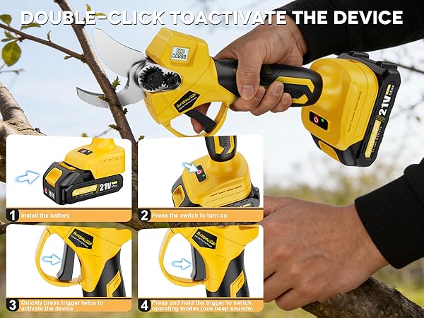 cordless secateurs