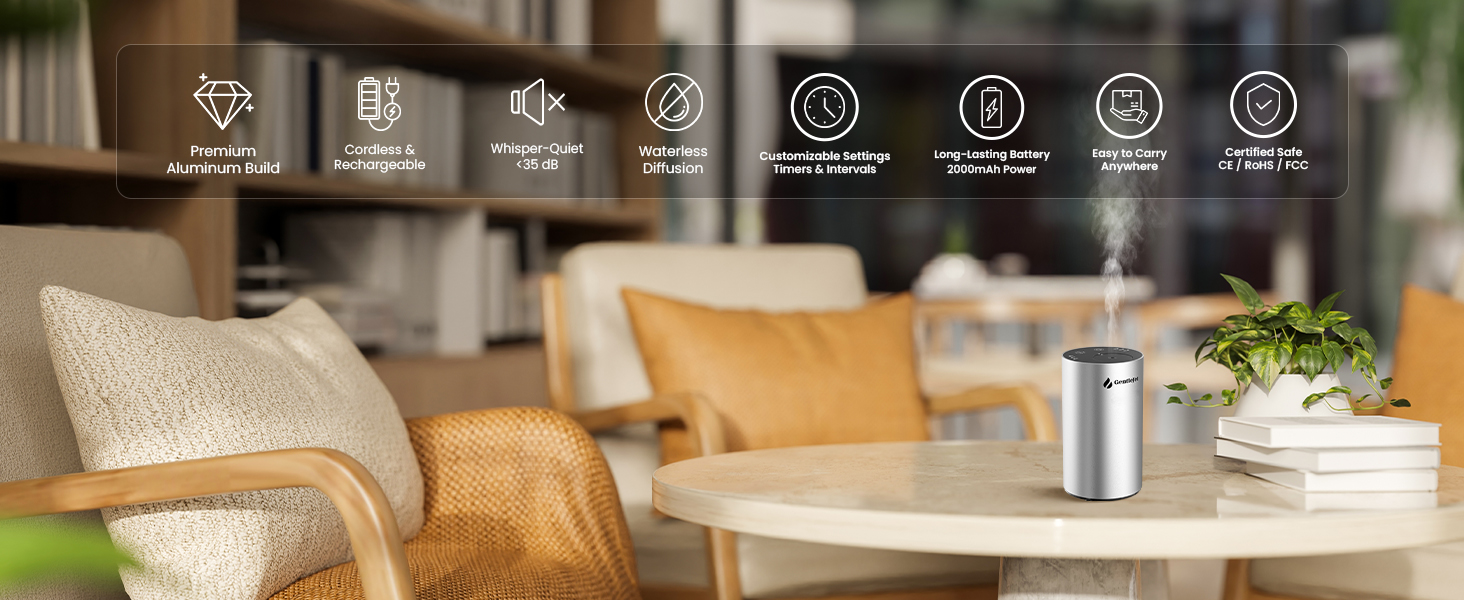 aroma diffuser specification