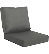 Favoyard Deep Seat Patio Cushions 24 × 24 inch Rainproof &amp; Fadeness Furniture Cushion Set for Out...