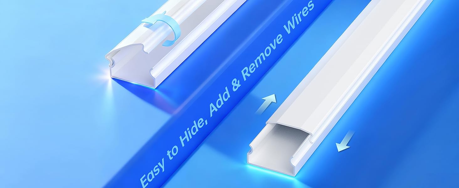 TV Cord Hider Cord Covers for Wires on Wall Cable Hider wire covers for cords cable management