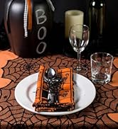 DII Black Lace Overlay Tabletop Collection Gothic Halloween Decor, Table Runner, 18x72, Spider Web