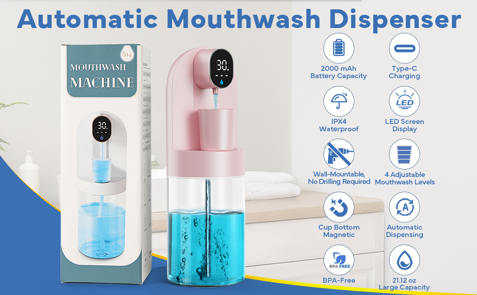 Smart Automatic Mouthwash Machine