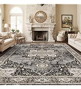 RUUGME Washable 10x14 Area Rug - Soft Area Rugs for Living Room Stain Resistant Carpet Vintage Li...