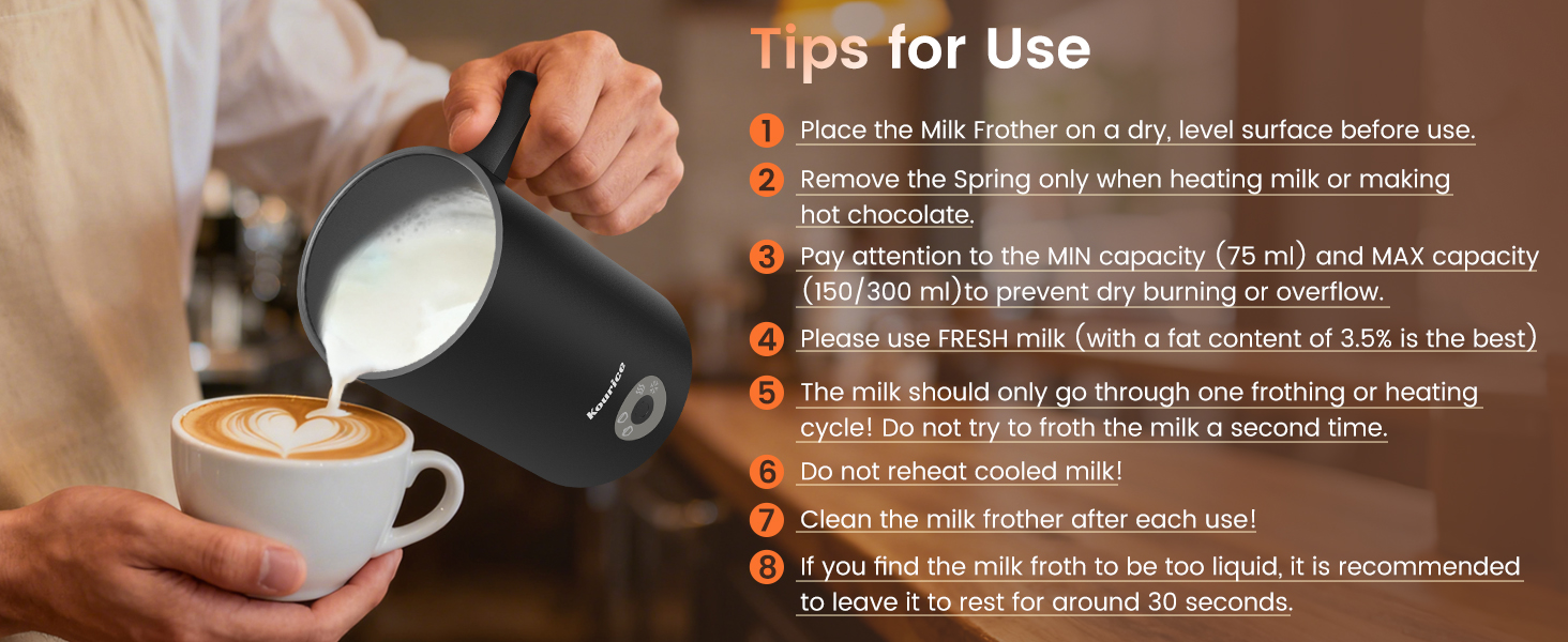 Foam Maker and Milk Warmer