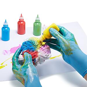 Kid Nitrile Gloves for Crafting, Painting