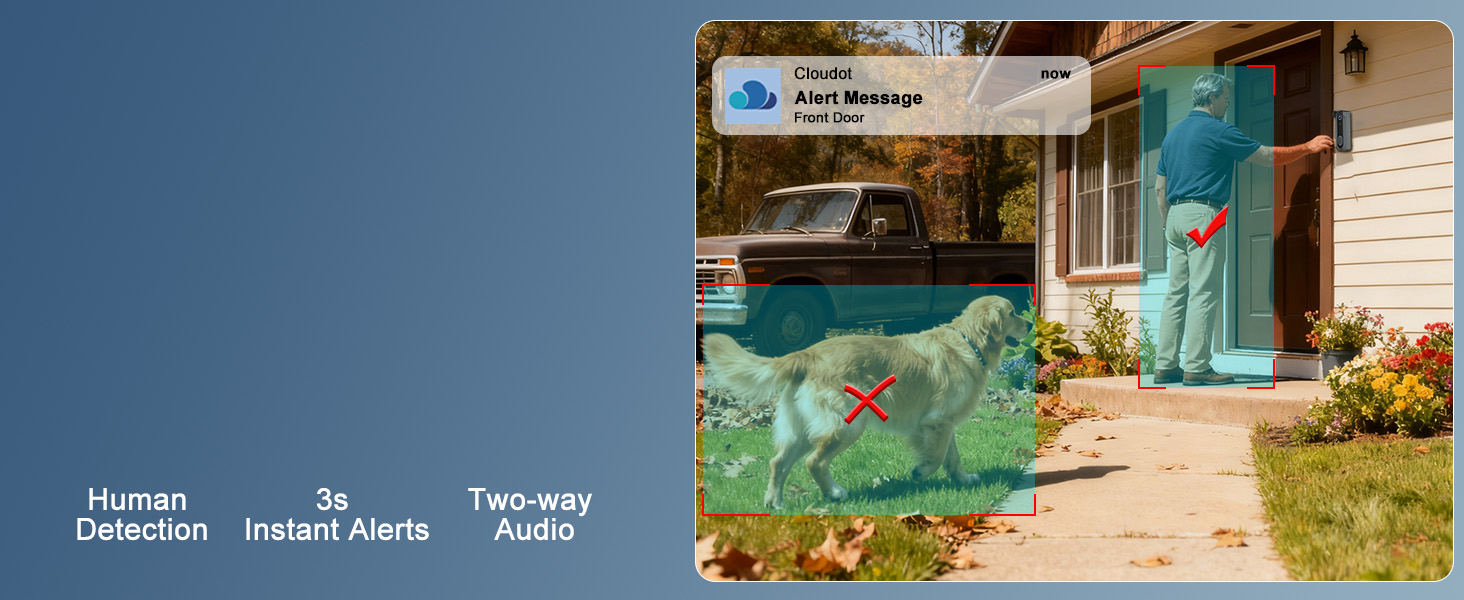 Doorbell camera wireless