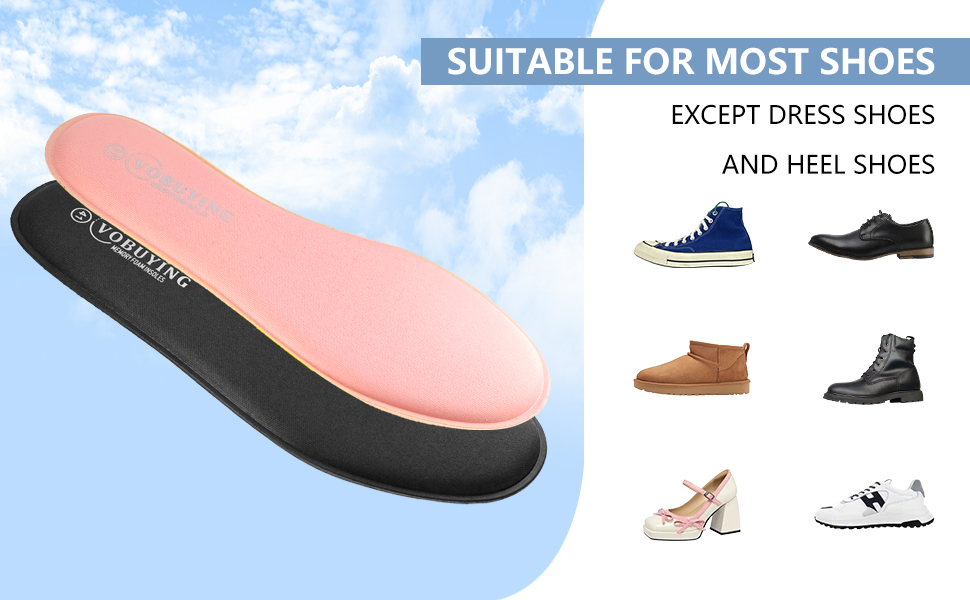 SUITABLE FOR MOST SHOES