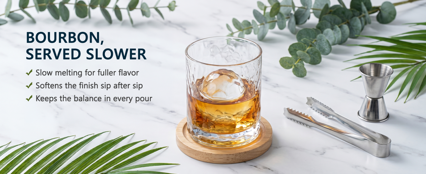 bourbon ice cube molds