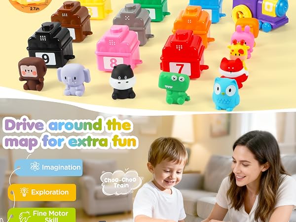 Montessori Learning Toys for 1 2 3 Years Old Boy Girl Toddler