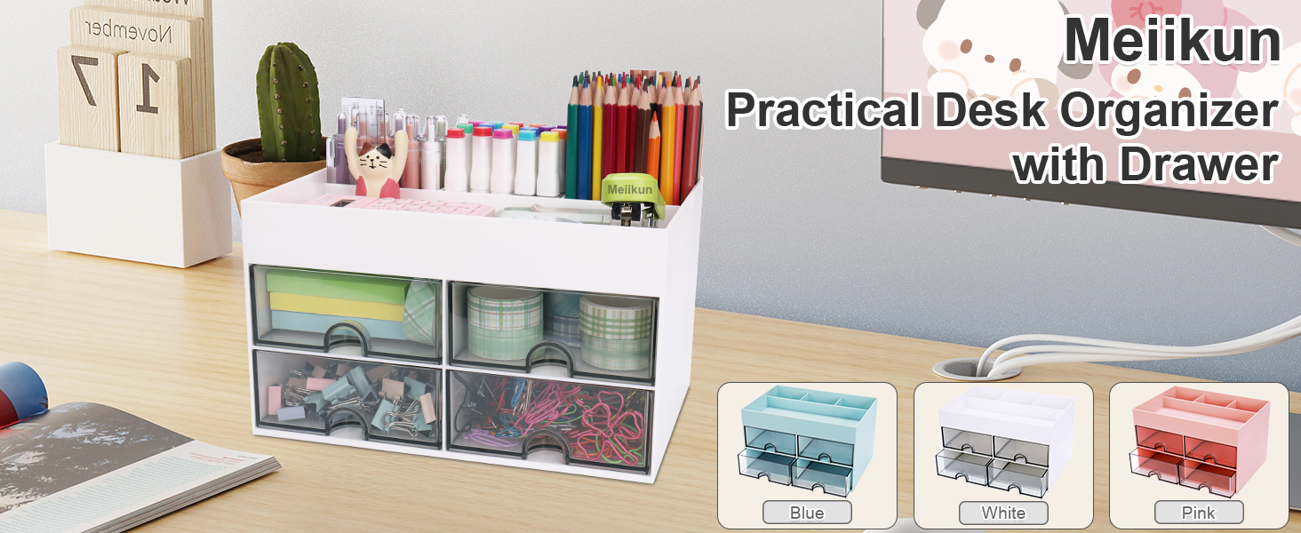 Teacher Desk Organizer Office Desk Organization Pen Caddy White Pen Holder Work Organizer Art