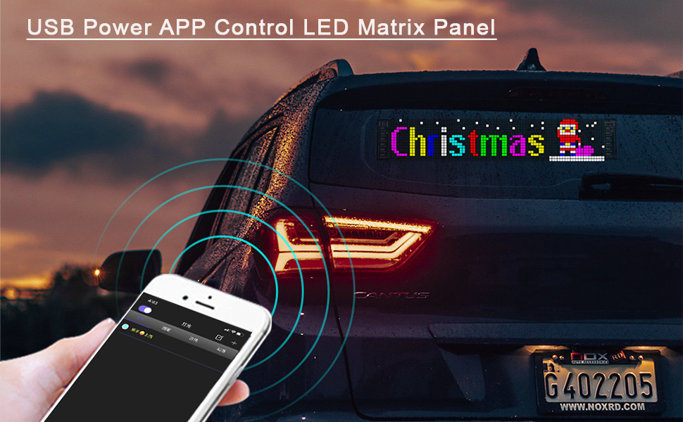 USB power led matrix panel