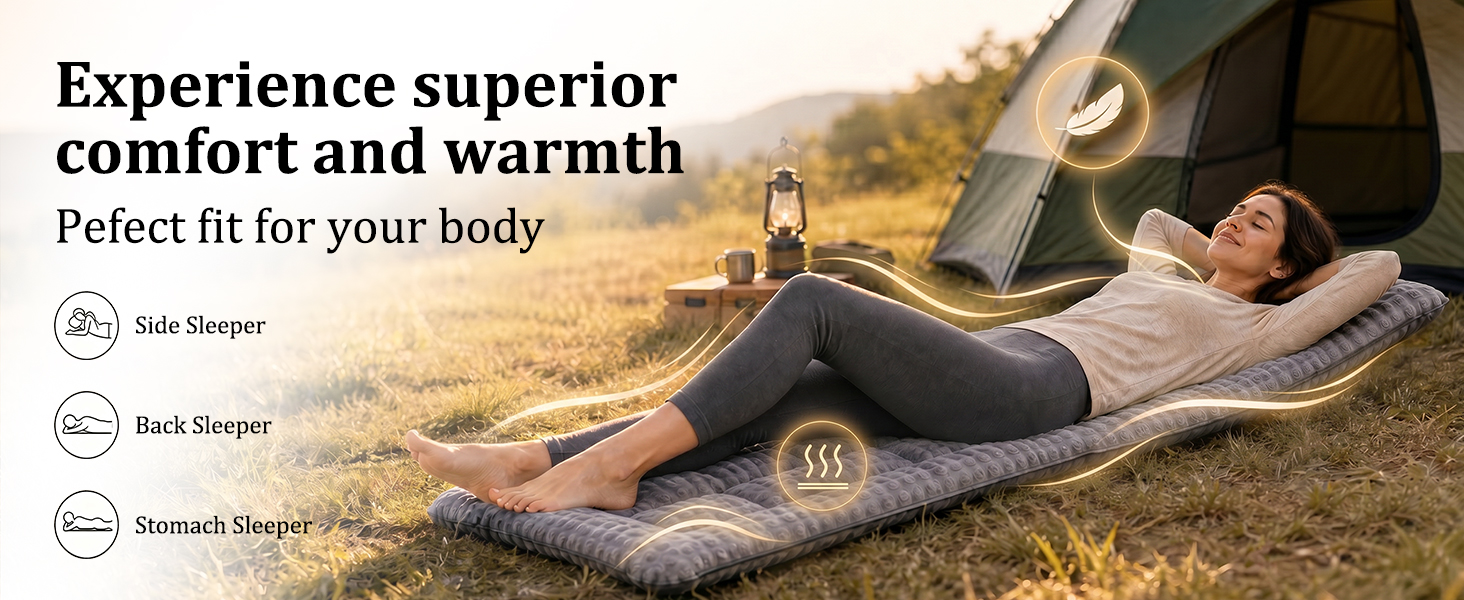 Wamsound Faux Rabbit Fur Sleeping Pad