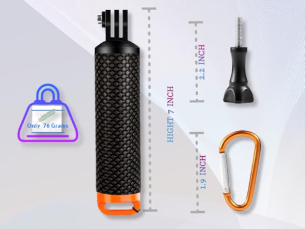 watreproof the handle floating hand grip floaty float bobber accessories hero 5 hero 6 hero 7 hero 8