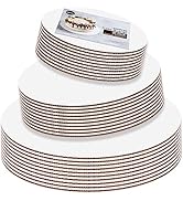 Kootek Cake Boards 30 Pack - 6, 8 and 10 Inch Round Circle Cardboard Base, Disposable Food-Grade ...