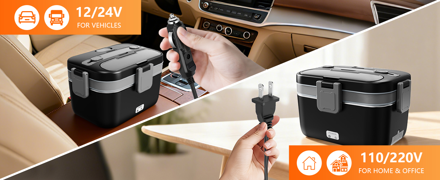 lunch box with heating