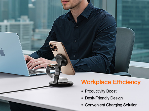 apple phone and watch charging station