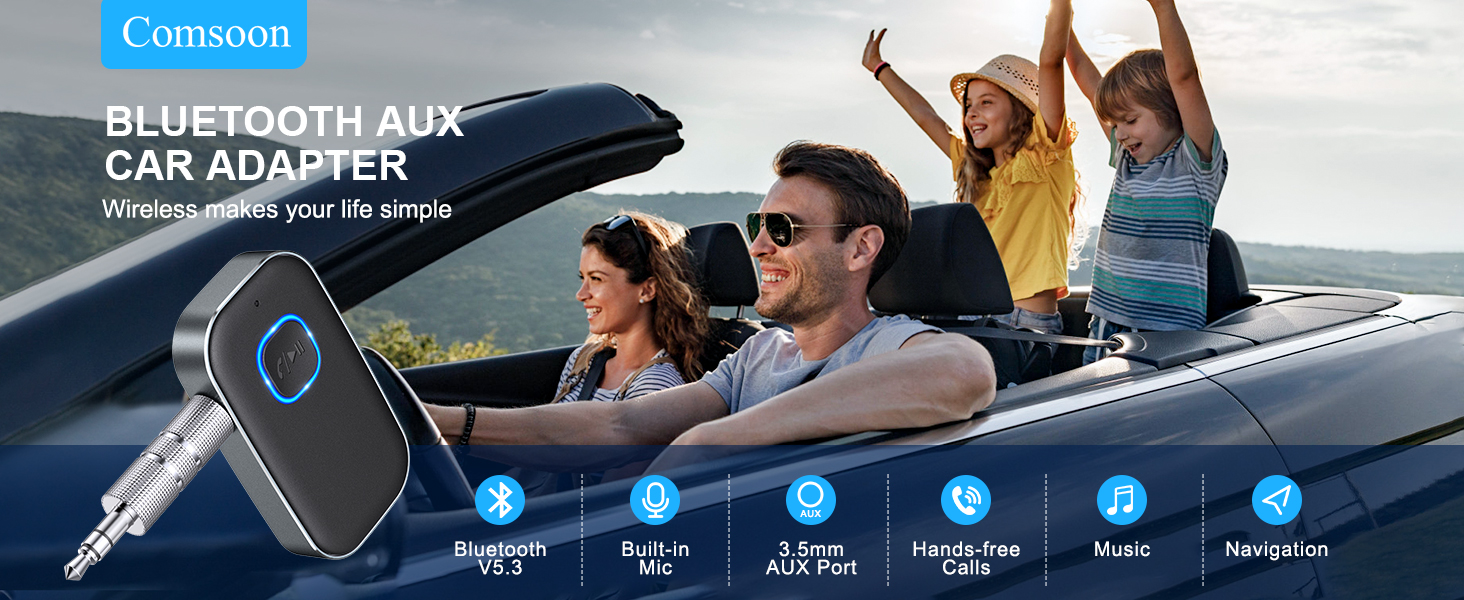 Bluetooth aux adapter