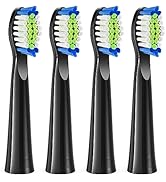Bitvae D2 Electric Toothbrush Replacement Heads, Sonic Toothbrush Heads Refills, 4 Pack