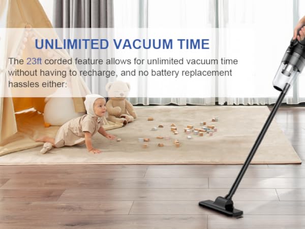 floor corded vacuum