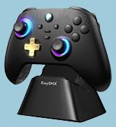EasySMX D05 PC Controller - Enhanced Wireless Bluetooth Pro Controller with Charging Dock/Hall Se...
