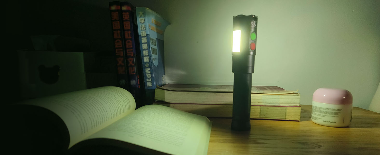 MML-2002 self defense flashlight rechargeable alarms USB C COB light
