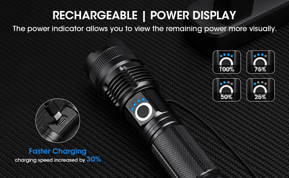 flashlights rechargeable