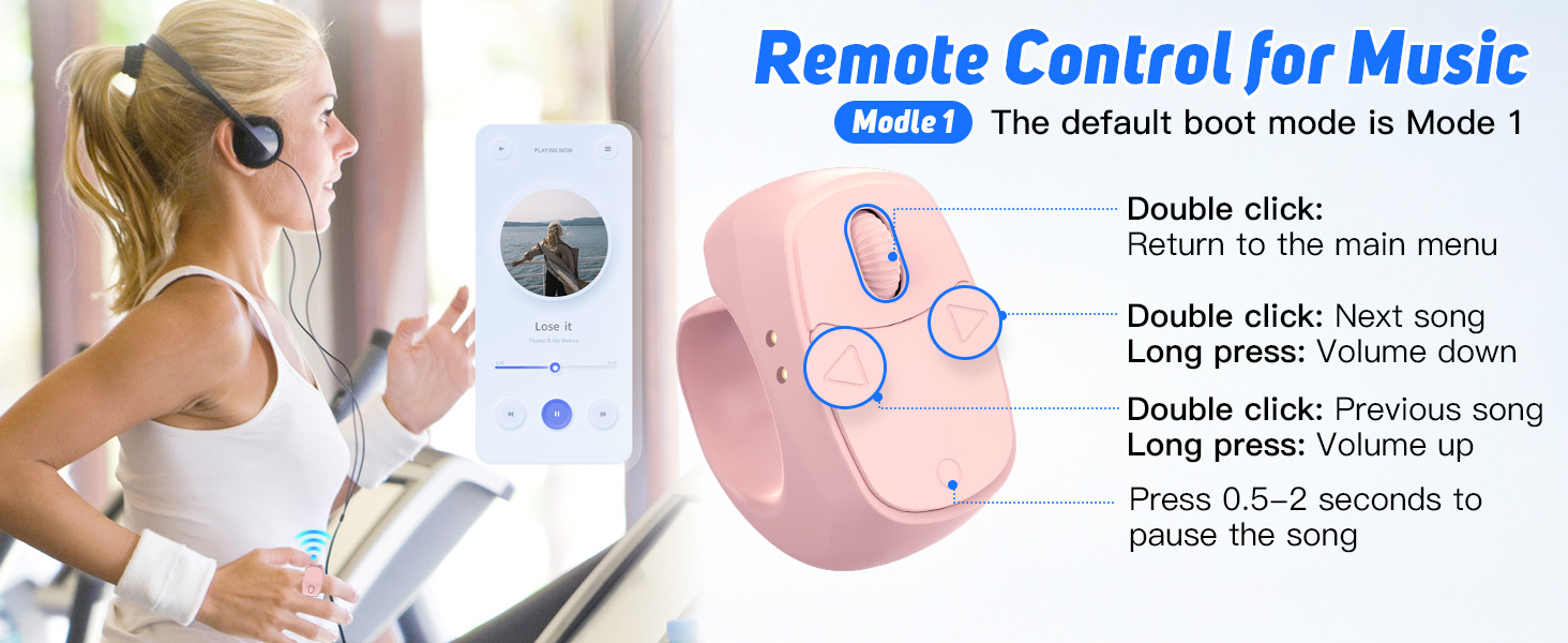 Scrolling Ring Remote Control for Tiktok